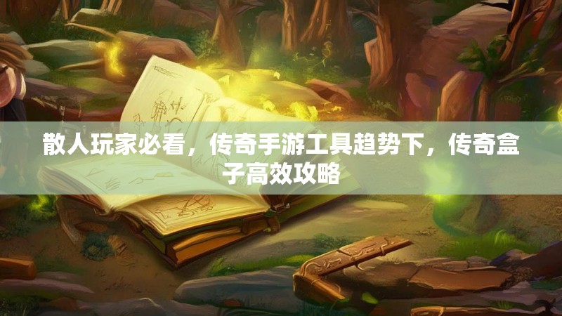 散人玩家必看，传奇手游工具趋势下，传奇盒子高效攻略