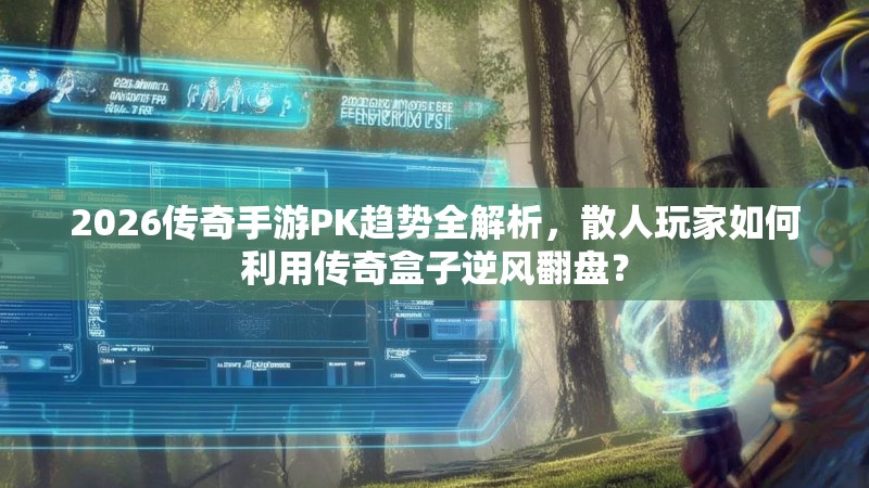 2026传奇手游PK趋势全解析,散人玩家如何利用传奇盒子逆风翻盘? 2026传奇手游PK趋势全解析,散人玩家如何利用传奇盒子逆风翻盘?