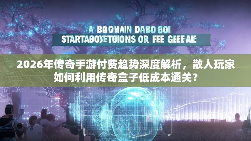 2026年传奇手游付费趋势深度解析，散人玩家如何利用传奇盒子低成本通关？