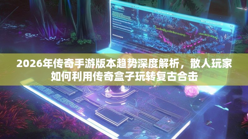 2026年传奇手游版本趋势深度解析，散人玩家如何利用传奇盒子玩转复古合击