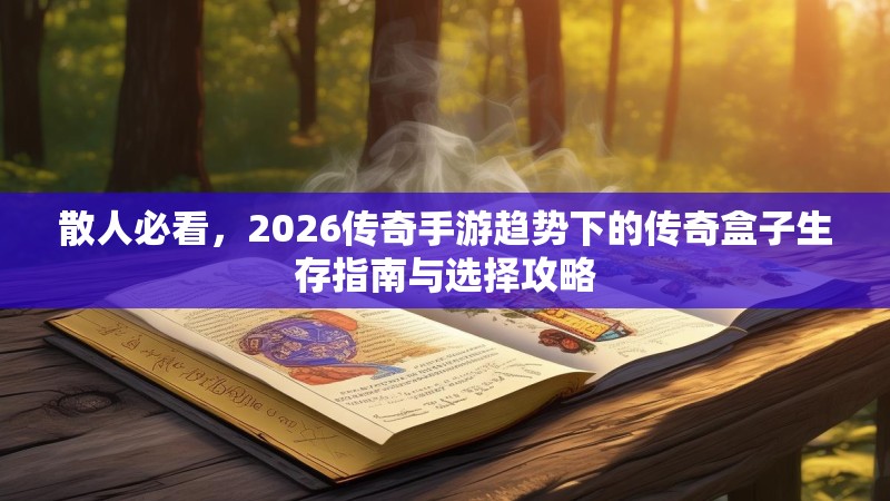 散人必看，2026传奇手游趋势下的传奇盒子生存指南与选择攻略