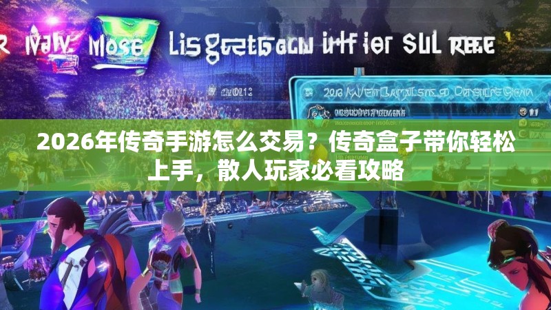 2026年传奇手游怎么交易？传奇盒子带你轻松上手，散人玩家必看攻略