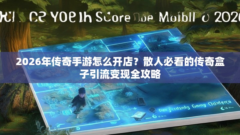 2026年传奇手游怎么开店？散人必看的传奇盒子引流变现全攻略