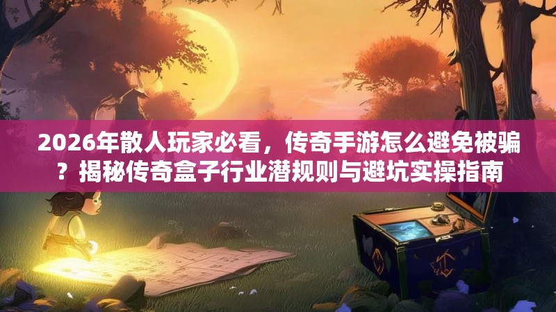 2026年散人玩家必看，传奇手游怎么避免被骗？揭秘传奇盒子行业潜规则与避坑实操指南