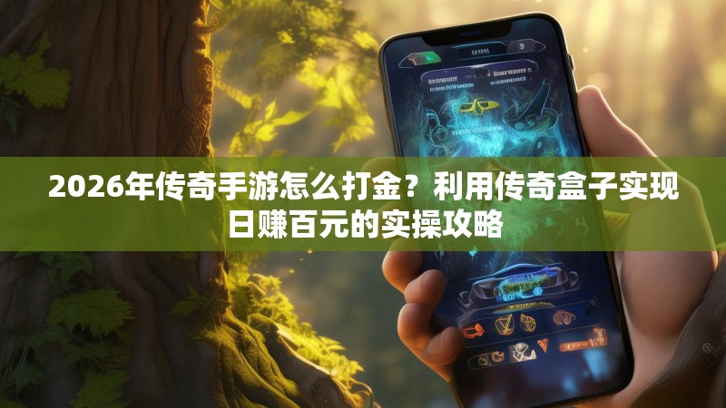 2026年传奇手游怎么打金？利用传奇盒子实现日赚百元的实操攻略