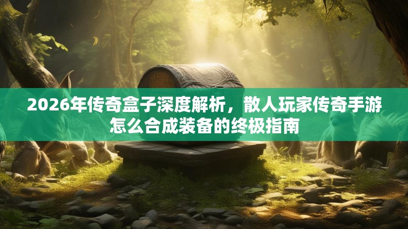 2026年传奇盒子深度解析，散人玩家传奇手游怎么合成装备的终极指南