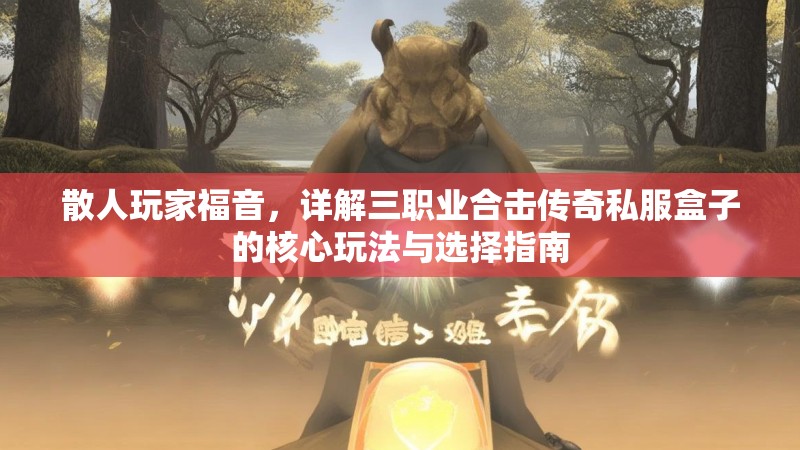 散人玩家福音，详解三职业合击传奇私服盒子的核心玩法与选择指南