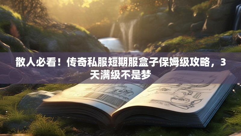 散人必看！传奇私服短期服盒子保姆级攻略，3天满级不是梦