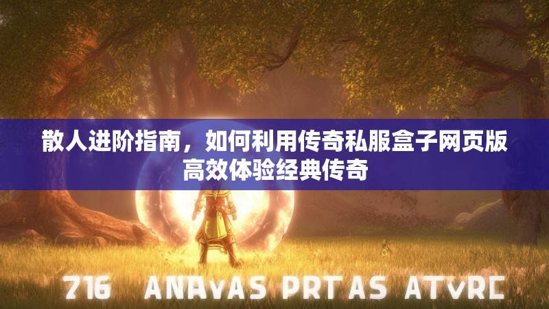 散人进阶指南，如何利用传奇私服盒子网页版高效体验经典传奇