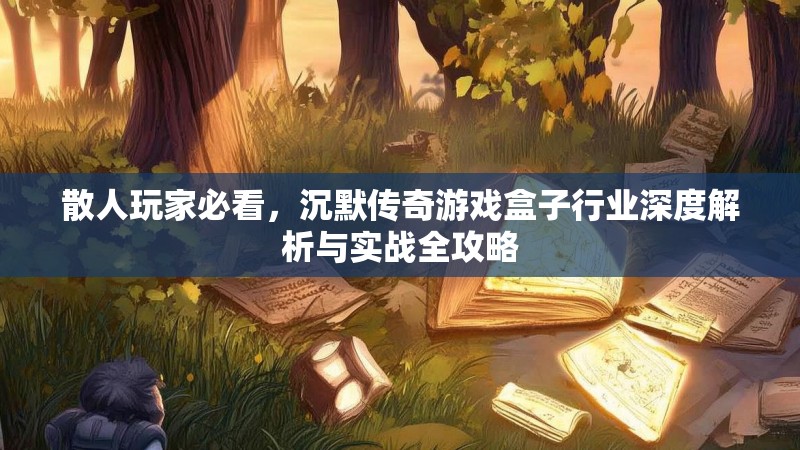 散人玩家必看，沉默传奇游戏盒子行业深度解析与实战全攻略