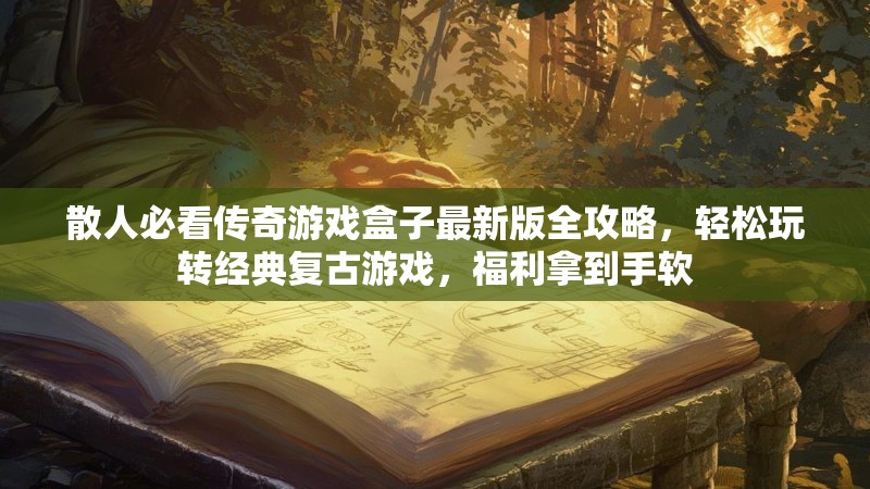 散人必看传奇游戏盒子最新版全攻略，轻松玩转经典复古游戏，福利拿到手软