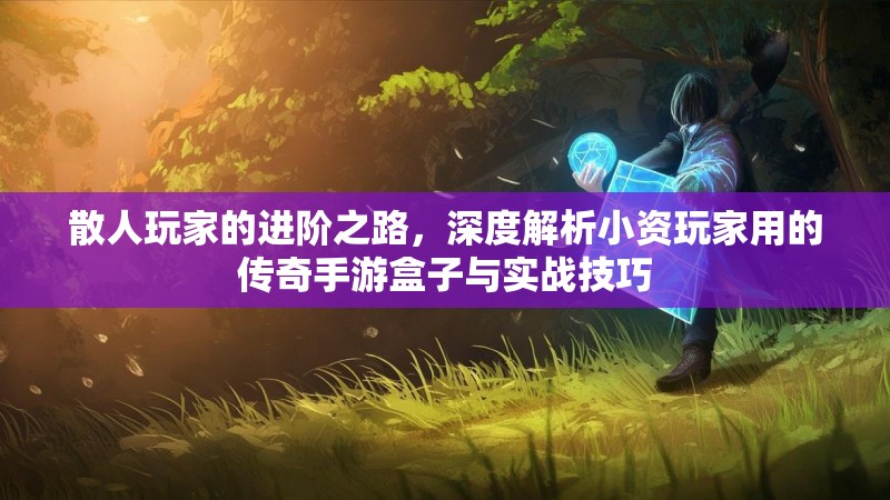 散人玩家的进阶之路，深度解析小资玩家用的传奇手游盒子与实战技巧