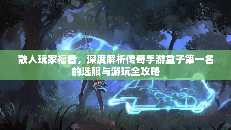 散人玩家福音，深度解析传奇手游盒子第一名的选服与游玩全攻略