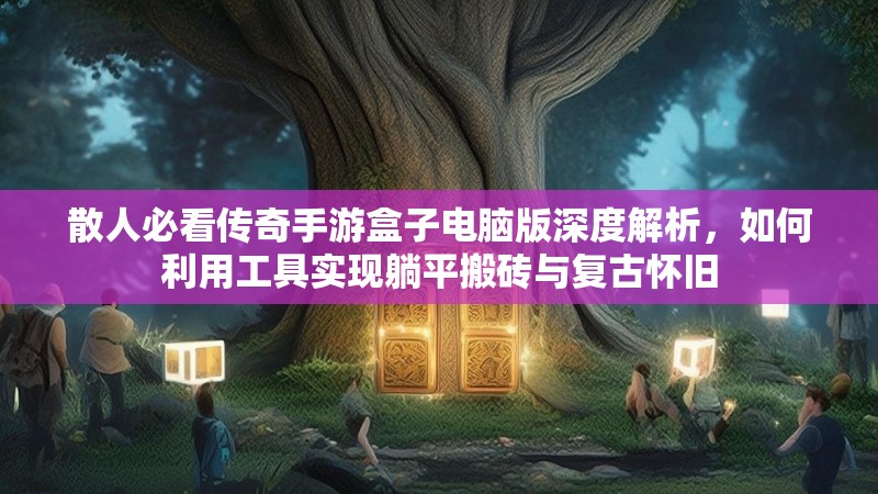 散人必看传奇手游盒子电脑版深度解析，如何利用工具实现躺平搬砖与复古怀旧