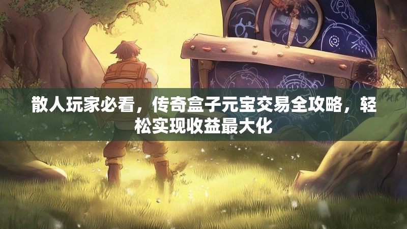 散人玩家必看，传奇盒子元宝交易全攻略，轻松实现收益最大化