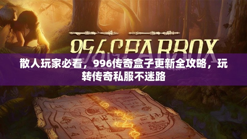 散人玩家必看，996传奇盒子更新全攻略，玩转传奇私服不迷路
